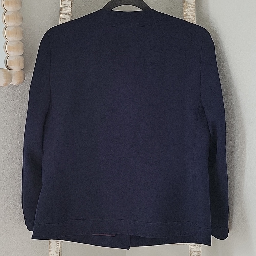 Gucci Uniform Blazer Jacket Sz EU 42 Navy Blue Gold Buttons - Picture 13 of 14